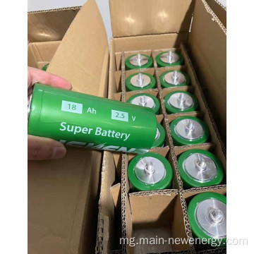 2.5v18ah lithium Toranate bateria